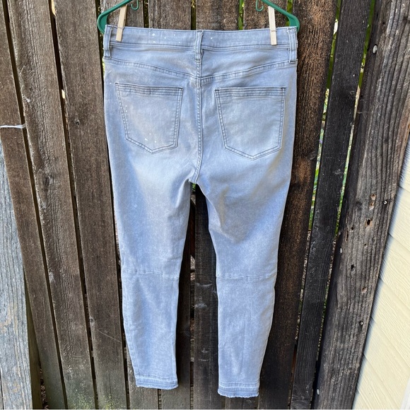 Free People Ivy Distressed Skinny Jeans In Gray Sz 31 - Picture 9 of 15